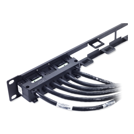 APC Data Distribution Cable, CAT6 UTP CMR 6XRJ-45 Black, 11FT (3.3M)