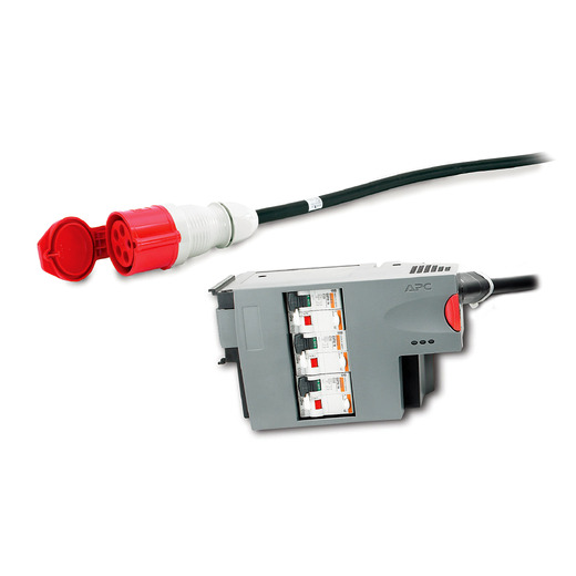 Power Dist. Mod. 3 Pole 5 Wire RCD 32A 30mA IEC309 140CM