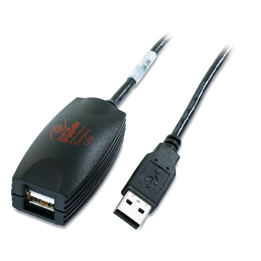 APC NetBotz USB Extender Repeater Cable, Plenum - 16ft/5m Front Left