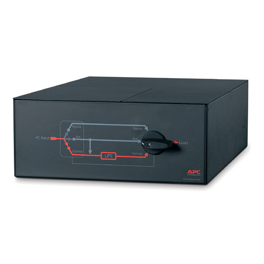 APC Service Bypass Panel- 230V; 100A; MBB; Hardwire input; IEC-320 output- (8) C13 (2) C19