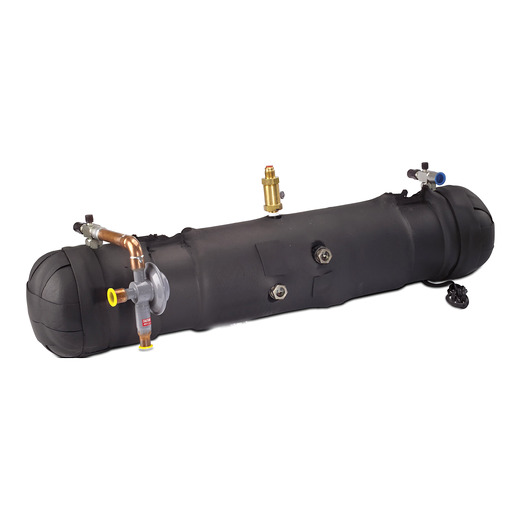 Flooded Receiver, 20L, 219mm diameter, 640mm length, PED with heater