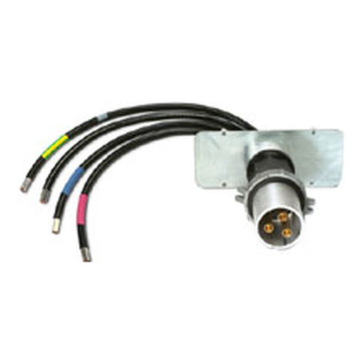 ISX PDU Input Top Entry Cable w/ a 200 A 4 Wire plug