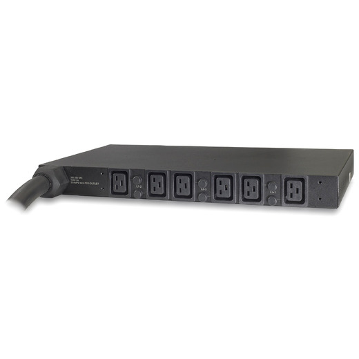 Rack PDU, Basic, 1U, 14.4kW, 208V, (6) C19