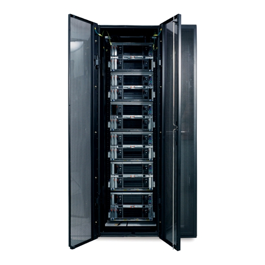InRow SC System 1 InRow SC, 1 NetShelter SX Rack 600mm, and Rear Containment