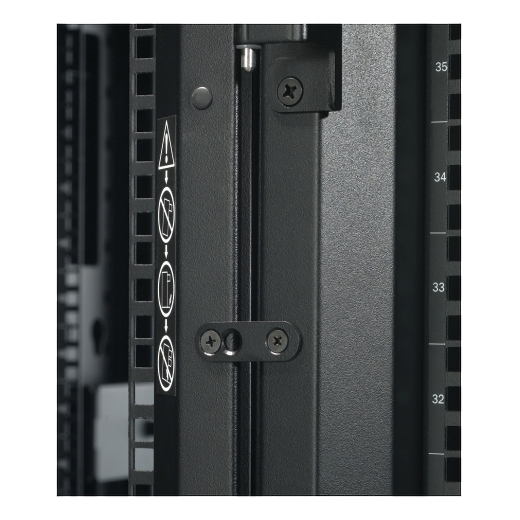 NetShelter SX 42U 600mm Wide x 1070mm Deep Enclosure with Sides and Front rails resessed 3