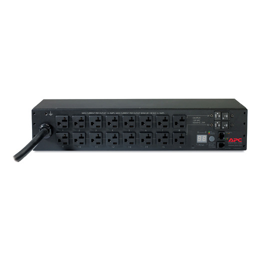 Rack PDU, Metered, 2U, 30A, 120V, (16) 5-20