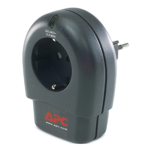 APC Essential SurgeArrest 1 outlet with Phone Protection 230V Italy Front Left