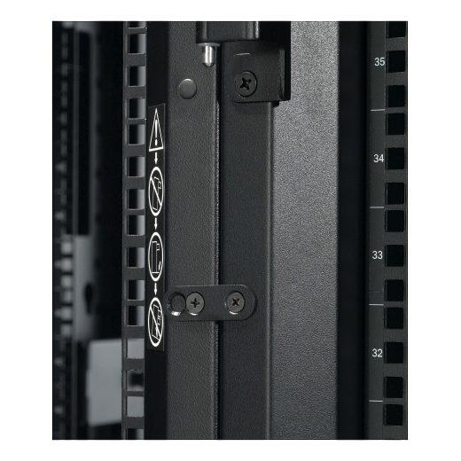 NetShelter SX 42U 600mm Wide x 1070mm Deep Enclosure with Sides and Front rails resessed 3