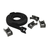 APC NetShelter Cable Management, Vertical Cable Manager, Toolless Hook and Loop Cable, Set of 10, 381 x 211 x 127 mm
