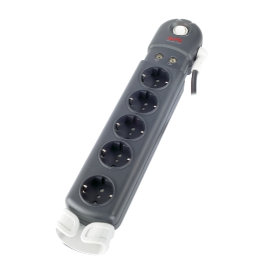 APC Essential SurgeArrest 5 outlets with Coax Protection 230V Italy Front Left