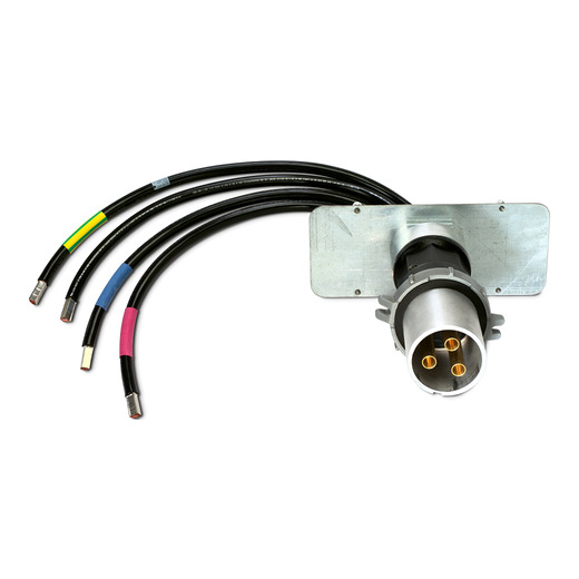 ISX PDU Input Top Entry Cable w/ a 200 A 4 Wire plug