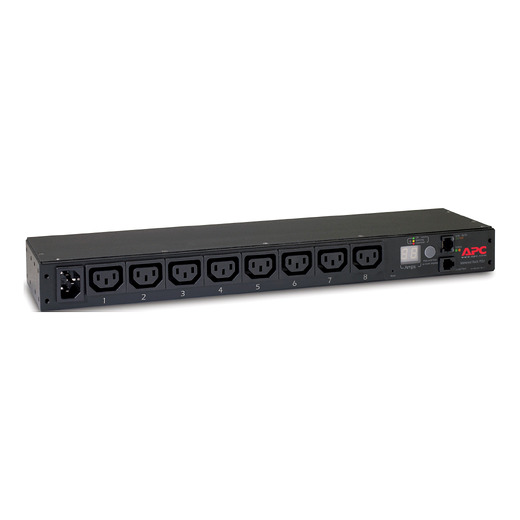 Rack PDU, Metered, 1U, 12A/208V, 10A/230V, (8) C13