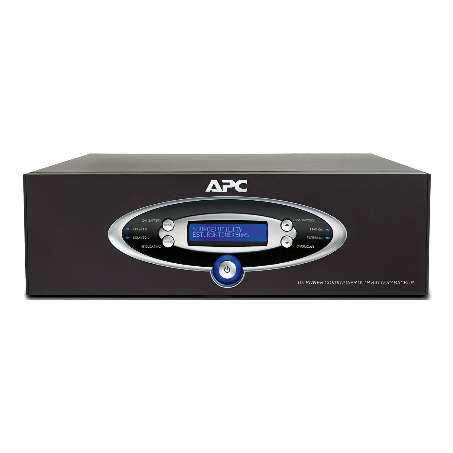 APC AV Black J Type 1kVA Power Conditioner with Battery Backup 120V