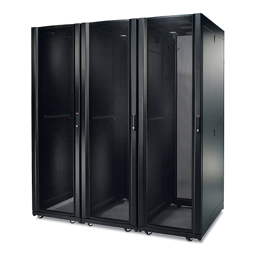 NetShelter SX 42U 600mm Wide x 1070mm Deep Enclosure with Sides and Front rails resessed 3