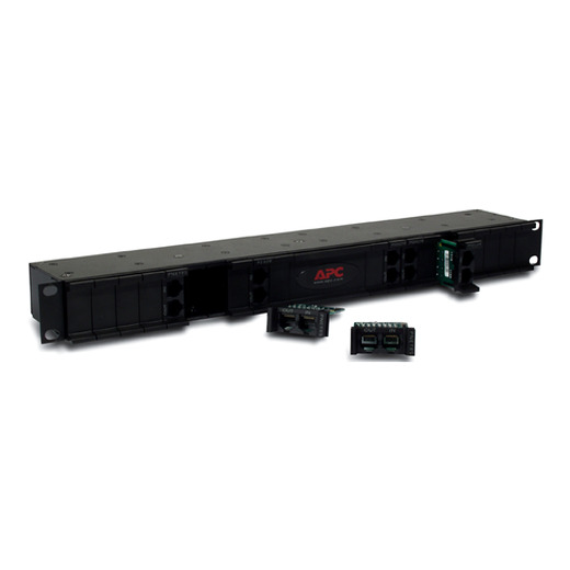 APC 24 position chassis for replaceable data line surge protection modules, 19" rackmount, 1U