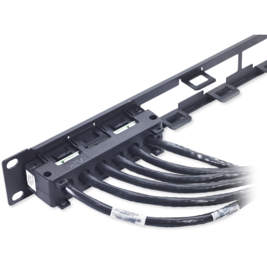 APC Data Distribution Cable, CAT6 UTP CMR 6XRJ-45 Black, 60FT (18.2M)