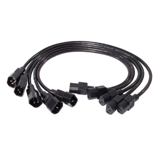 Power Cord Kit (5 ea), C13 to C14, 0.6m