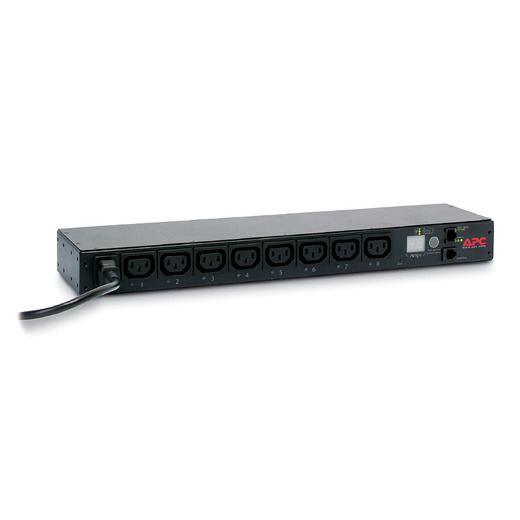 Rack PDU, Switched, 1U, 12A/208V, 10A/230V, (8)C13