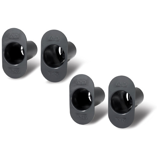 APC NetShelter Cable Management, Vertical Cable Manager, Spools for Vertical Fiber Organizer, Set of 4, Black, 64 x 119 x 103 mm