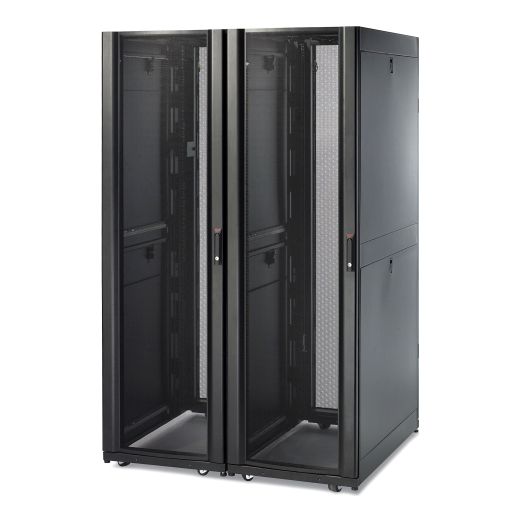NetShelter SX 42U 600mm Wide x 1070mm Deep Enclosure without Sides/ Doors, front rails recessed 3