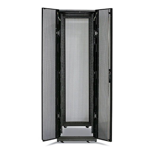 NetShelter SX 42U 600mm Wide x 1070mm Deep Enclosure with Sides and Front rails resessed 3