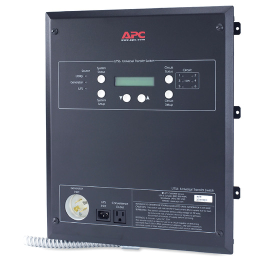 APC Universal Transfer Switch 6-Circuit 120V