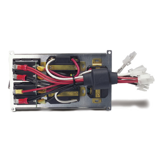 APC Symmetra LX power distribution panel; (1) L14-30, (2) L5-20