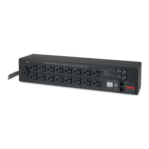 Rack PDU, Metered, 2U, 30A, 120V, (16) 5-20