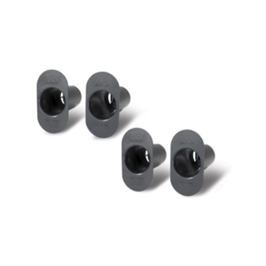 APC NetShelter Cable Management, Vertical Cable Manager, Spools for Vertical Fiber Organizer, Set of 4, Black, 64 x 119 x 103 mm