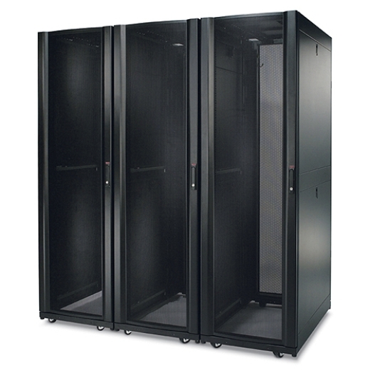 NetShelter SX 42U 600mm Wide x 1070mm Deep Enclosure without Sides/ Doors, front rails recessed 3