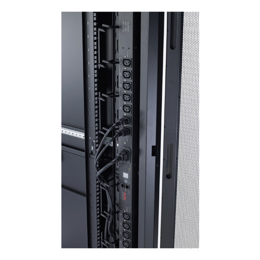 Stojanová PDU, spínaná, nula U, 12,5 kW, 208 V, (21) C13 a (3) C19; 1m (3') přívodní kabel