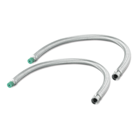 3ft (0.914m) Stainless Flex Pipe Kit 1.25" MPT to 1.5" NPSM, OFS, Female