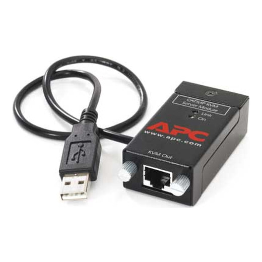 APC CAT5/IP KVM USB Server Module (SM) Front Left