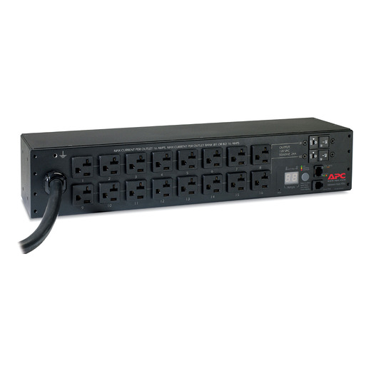 Rack PDU, Metered, 2U, 30A, 120V, (16) 5-20