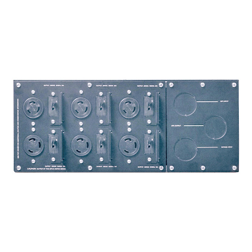 APC Service Bypass Panel- 230V; 100A; MBB; Hardwire input; IEC-320 output- (8) C13 (2) C19