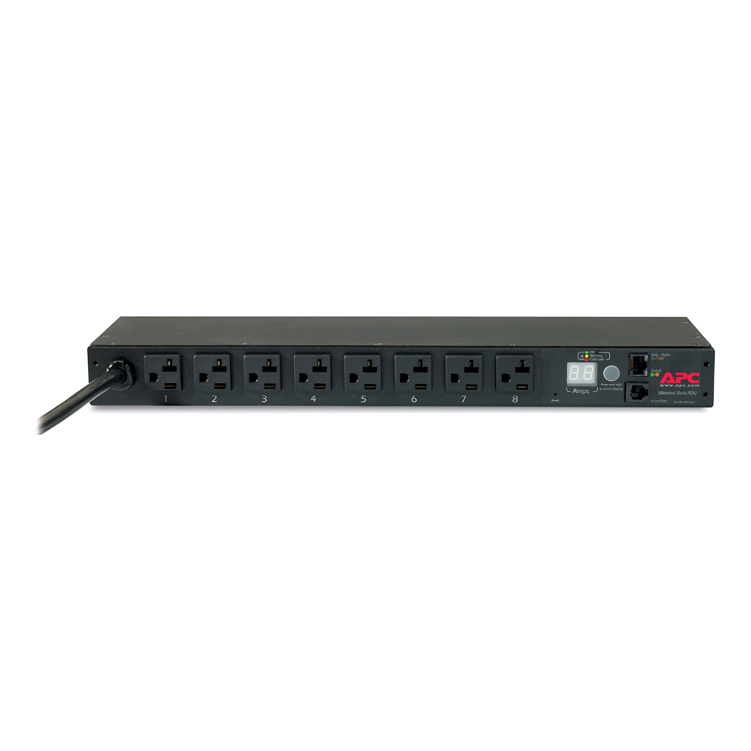 Rack PDU, Metered, 1U, 20A, 120V, (8) 5-20 - AP7801 | APC USA