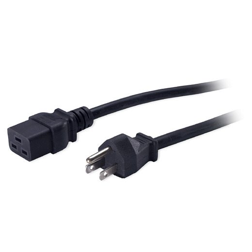 Power Cord, C19 to 5-15P, 2.5m