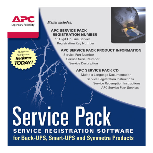 Warranty extension service pack, for new product purchase, 3yr, level 08