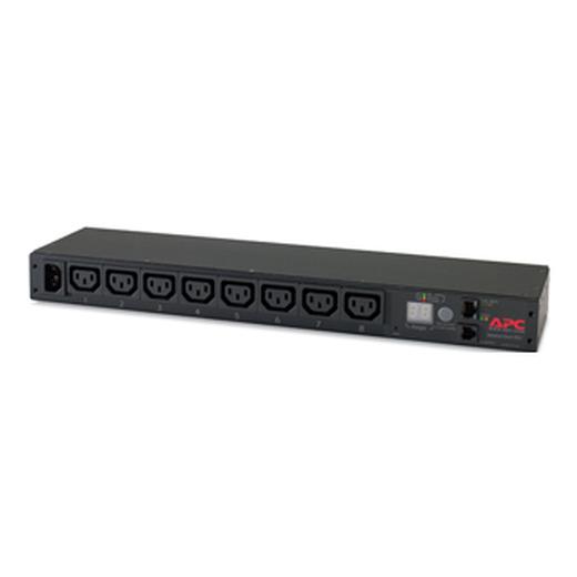 Rack PDU, Metered, 1U, 12A/208V, 10A/230V, (8) C13