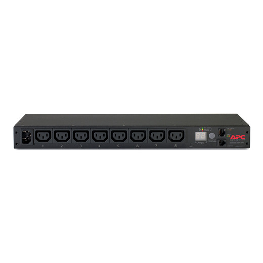 Rack PDU, Metered, 1U, 12A/208V, 10A/230V, (8) C13