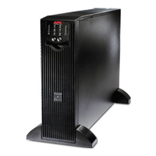 ИБП Smart-UPS RT 5000 ВА, 230 В с предустановленным монтажным комплектом для линий ввода-вывода Вид спереди слева