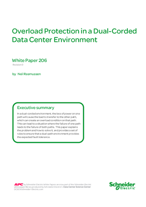 Overload Protection in a Dual-Corded Data Center Environment