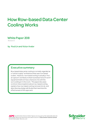 How Row-based Data Center Cooling Works