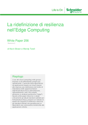La redifinizione della resilienza nell’Edge Computing