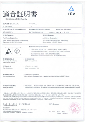 Japanese PSE Certification for AC/48vdc PoE SKU# NBAC0303