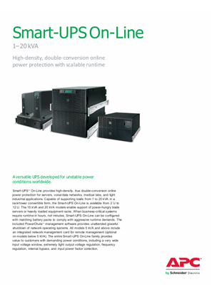 Smart-UPS On-Line Brochure 230V