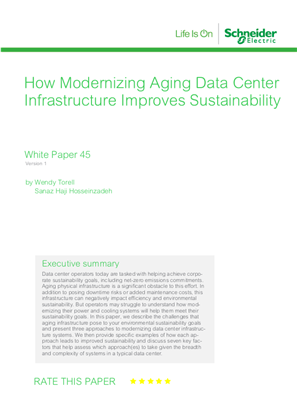 How Modernizing Aging Data Center Infrastructure Improves Sustainability