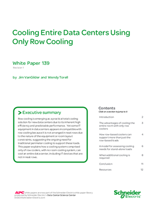 Cooling Entire Data Centers Using Only Row Cooling