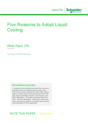 Five Reasons to Adopt Liquid Cooling
