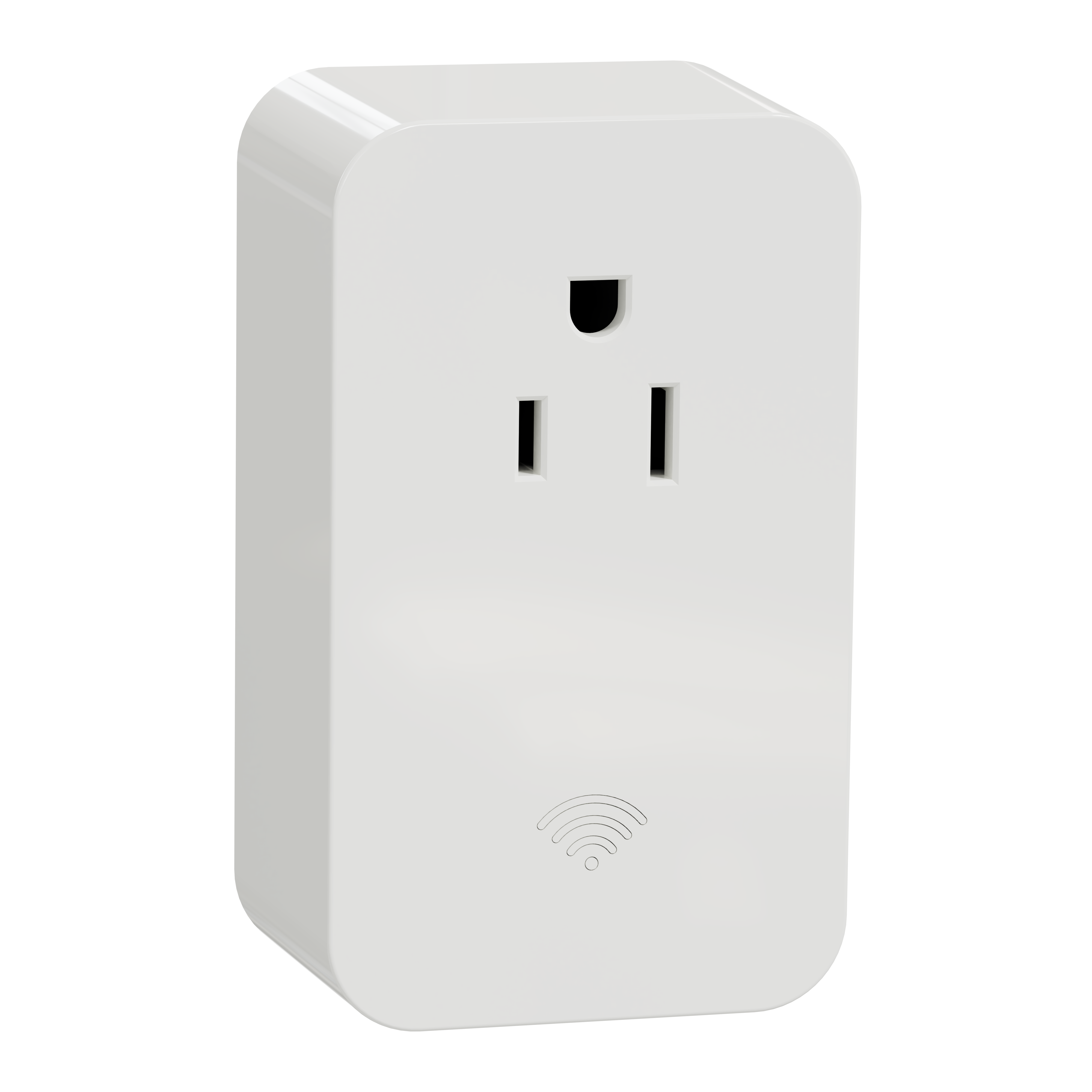 Socket-outlet, X Series, 15A, plug-in, WiFi connected, white, matte finish